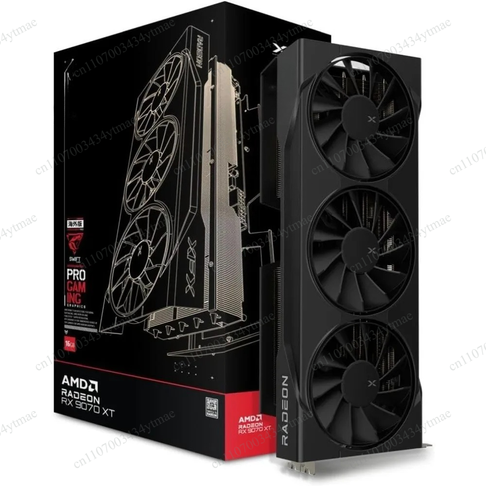 Triple Fan Gaming Graphics Card 16Gb - Scheda Grafica Gaming RX 9070 XT